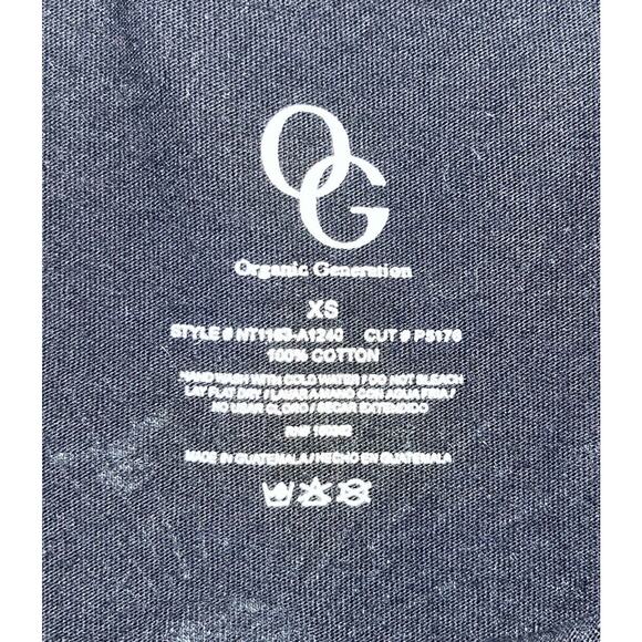 Women Organic Generation California Crop Top Black T-shirt XS Skeletons Desert - Picture 3 of 7